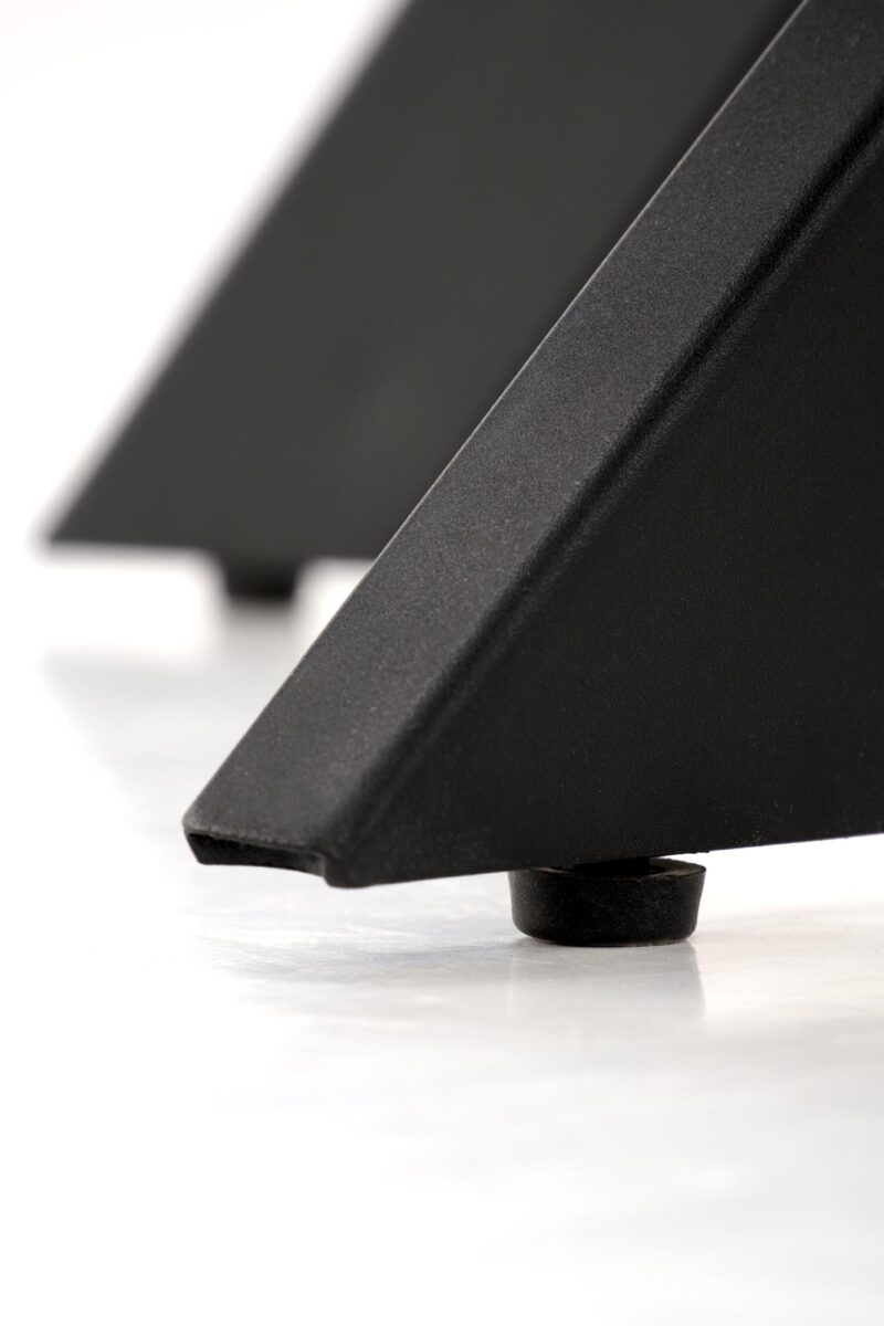 Söögilaud EDGAR, pähkel / must