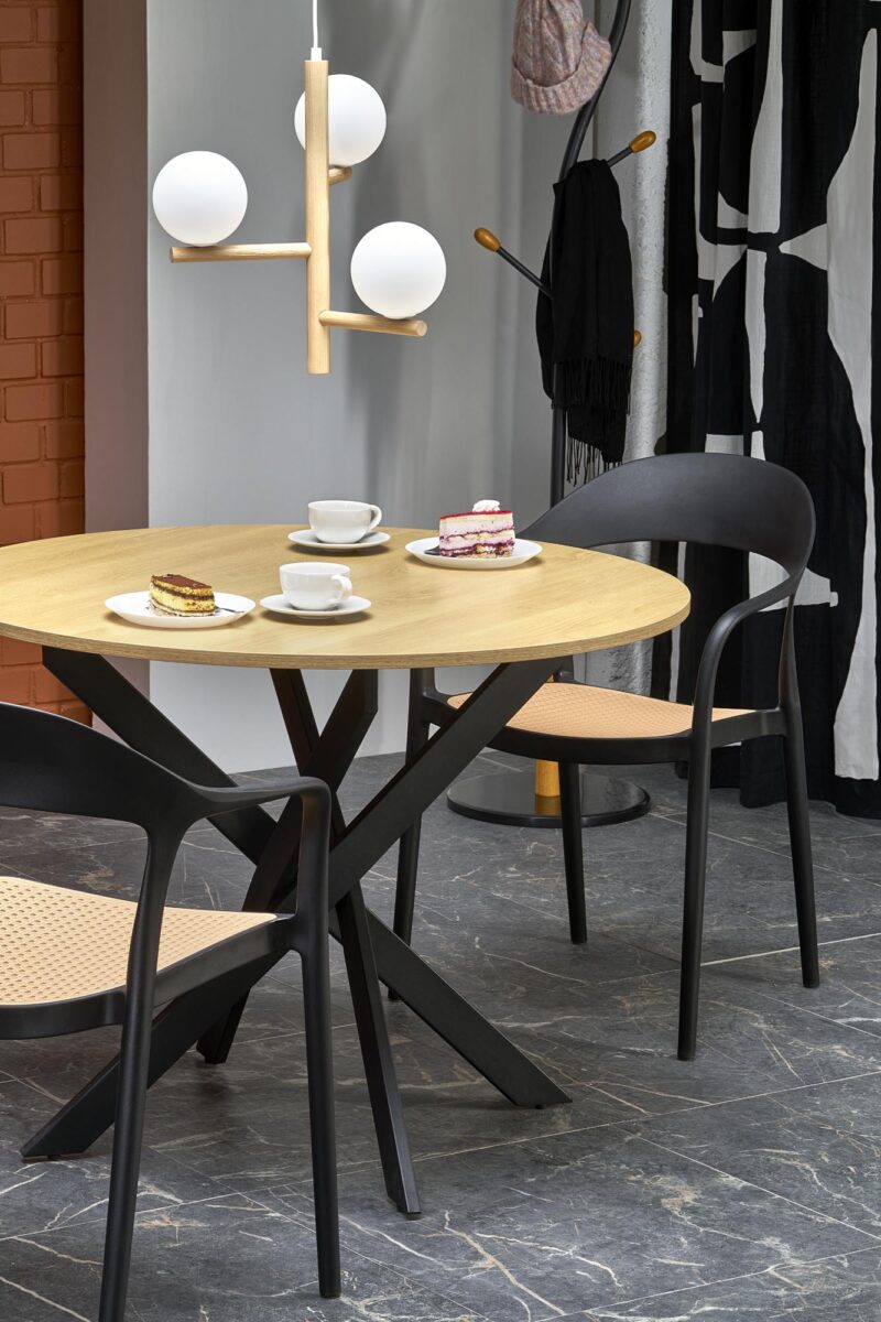 Söögilaud EDGAR, kuldne tamm