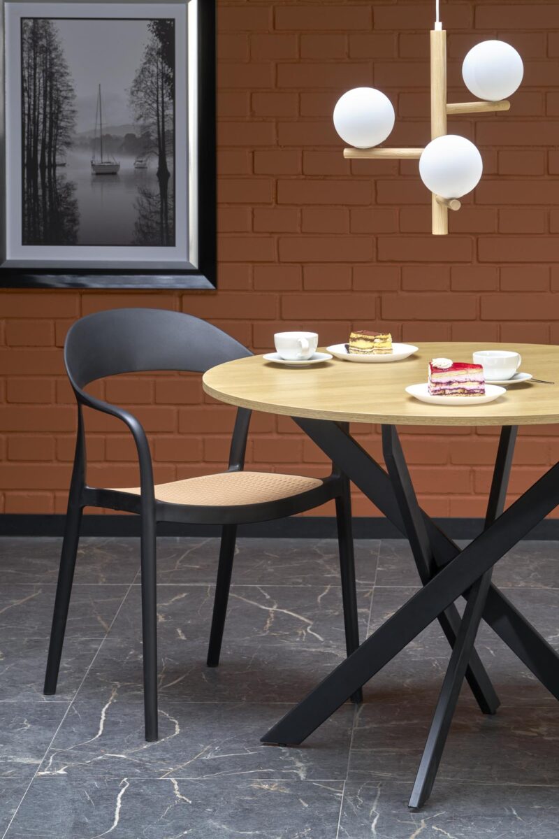 Söögilaud EDGAR, kuldne tamm