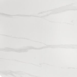 Söögilaud EDGAR 2, valge marmor / must