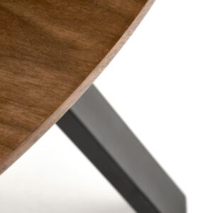 Söögilaud DANILO, pähkel / must