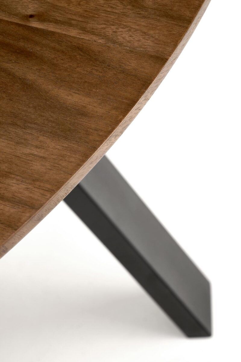 Söögilaud DANILO, pähkel / must