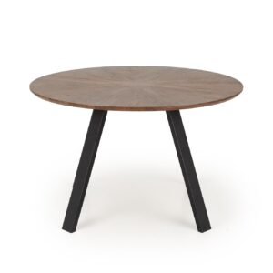 Söögilaud DANILO, pähkel / must