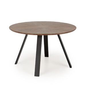 Söögilaud DANILO, pähkel / must