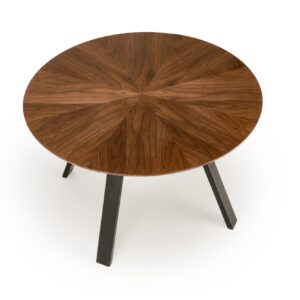 Söögilaud DANILO, pähkel / must