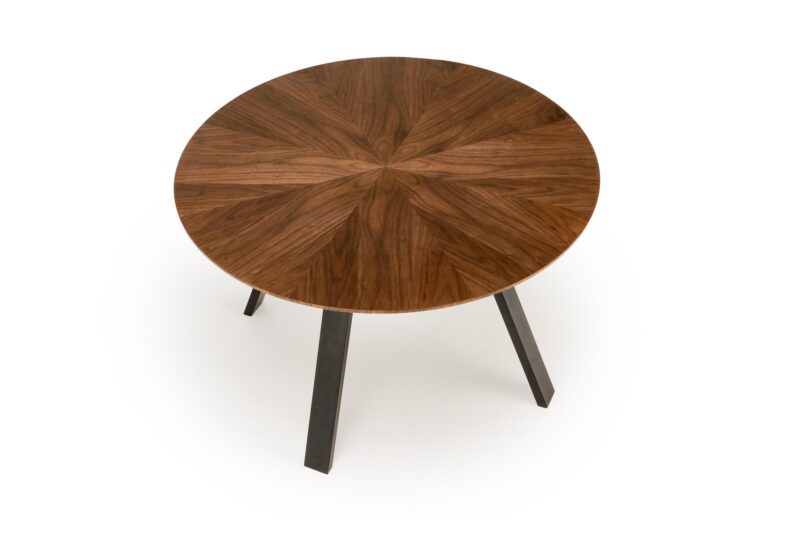 Söögilaud DANILO, pähkel / must