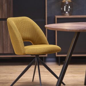 Söögilaud DANILO, pähkel / must