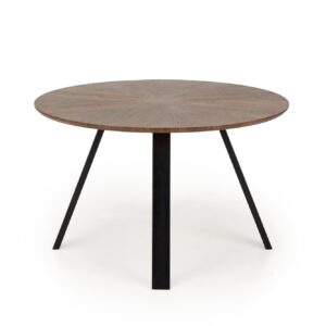 Söögilaud DANILO, pähkel / must