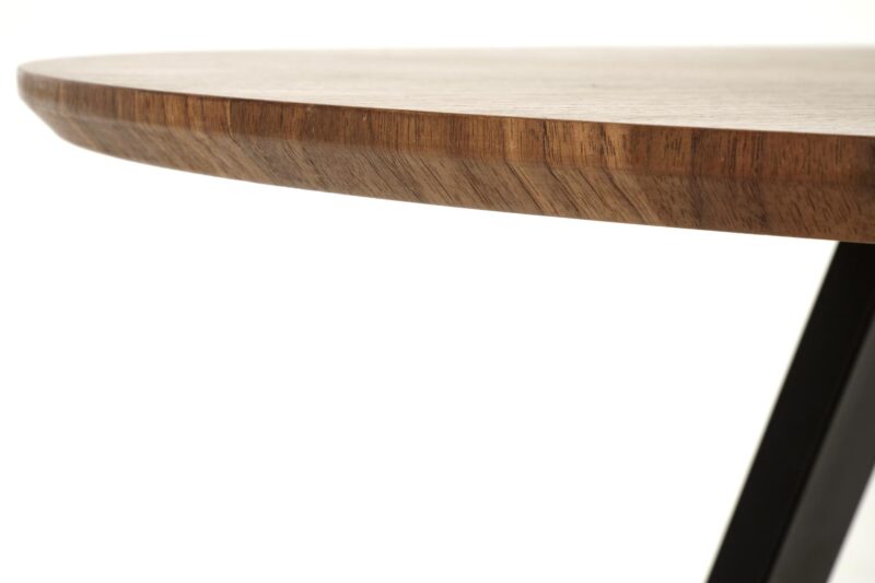 Söögilaud DANILO, pähkel / must