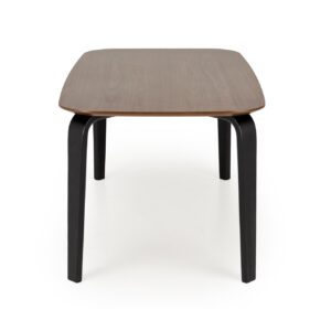 Söögilaud PEDRAN, pähklipuu / must