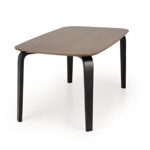 Söögilaud PEDRAN, pähklipuu / must