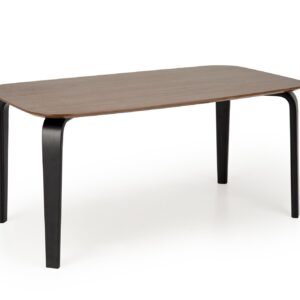 Söögilaud PEDRAN, pähklipuu / must