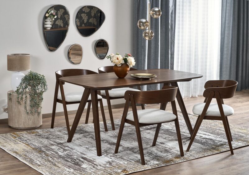 Söögilaud MIGRAN, pähklipuidust / pähklipuu