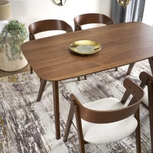 Söögilaud MIGRAN, pähklipuidust / pähklipuu