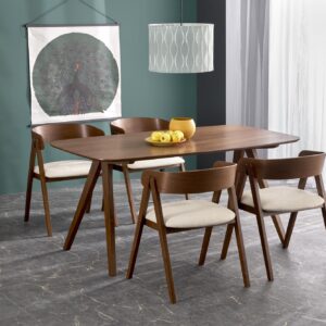 Söögilaud MIGRAN, pähklipuidust / pähklipuu