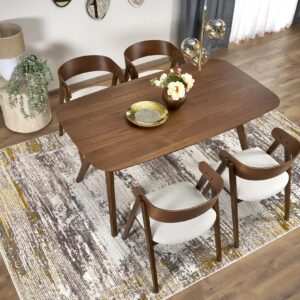 Söögilaud MIGRAN, pähklipuidust / pähklipuu