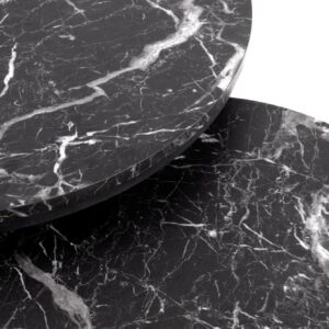 Kohvilaud JAVO, must marmor / must