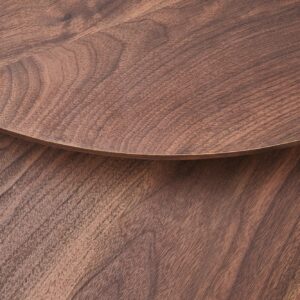 Kohvilaud JAVAL, pähklipuu / must