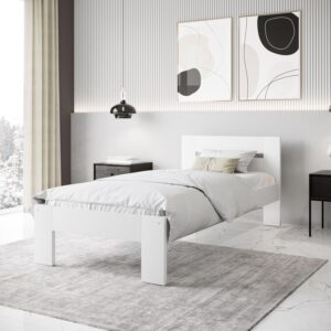 Voodi MATI 90, värvus: valge