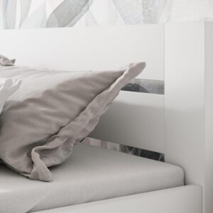 Voodi MATI 160, värv: valge