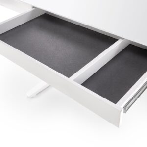 Reguleeritav kirjutuslaud ZARA LUX, valge