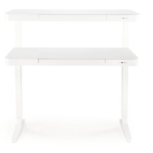 Reguleeritav kirjutuslaud ZARA LUX, valge