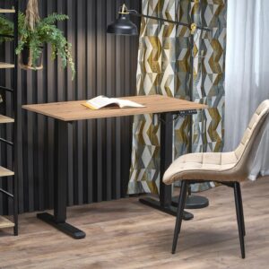 Reguleeritav kirjutuslaud ZAORA, tamm / must