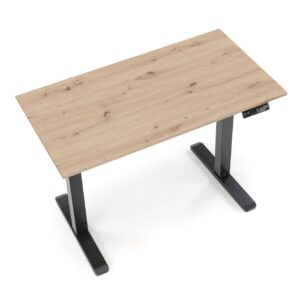 Reguleeritav kirjutuslaud ZAORA, tamm / must