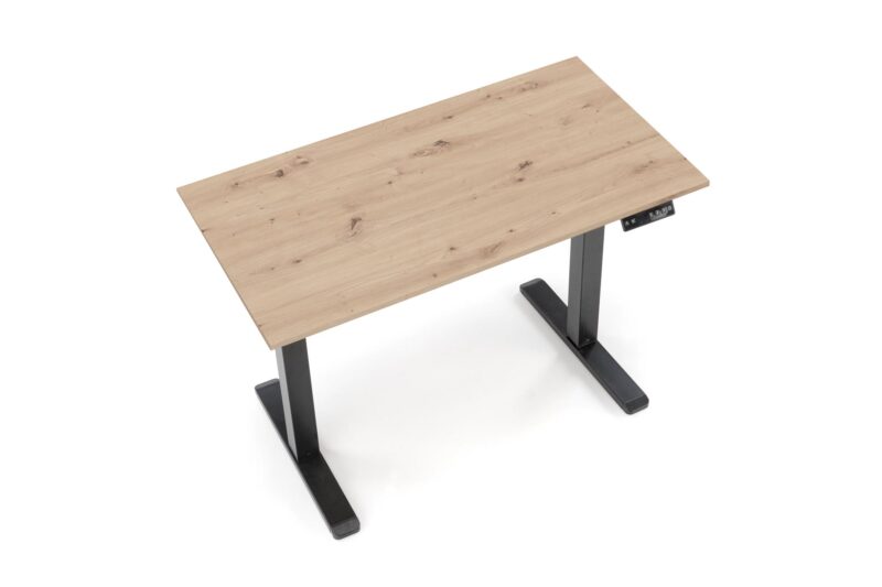 Reguleeritav kirjutuslaud ZAORA, tamm / must