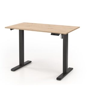Reguleeritav kirjutuslaud ZAORA, tamm / must