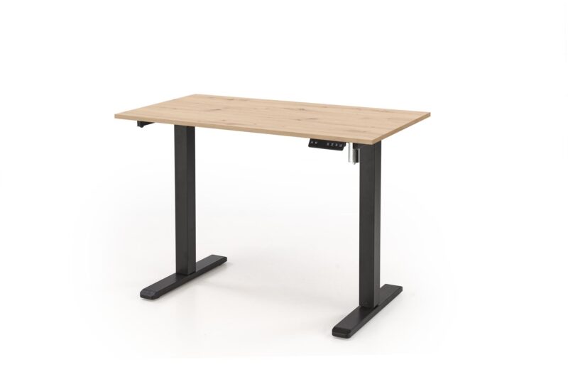 Reguleeritav kirjutuslaud ZAORA, tamm / must