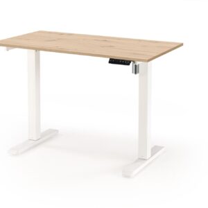 Reguleeritav kirjutuslaud ZAORA tamm / valge