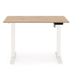 Reguleeritav kirjutuslaud ZAORA tamm / valge