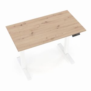 Reguleeritav kirjutuslaud ZAORA tamm / valge