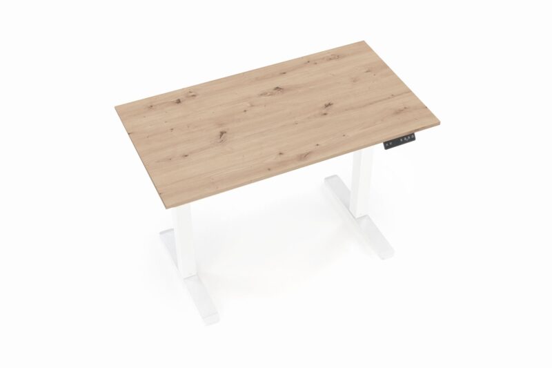 Reguleeritav kirjutuslaud ZAORA tamm / valge