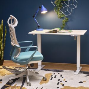 Reguleeritav kirjutuslaud ZAORA, valge