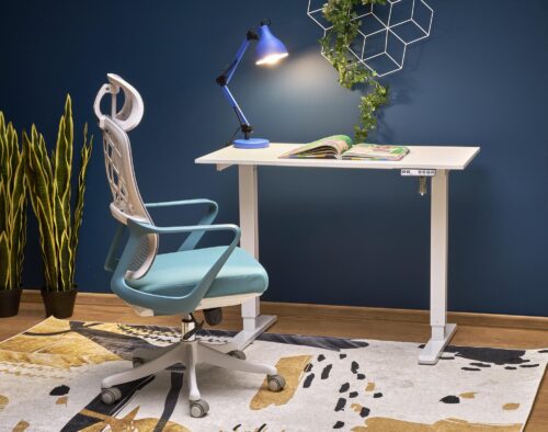 Reguleeritav kirjutuslaud ZAORA, valge