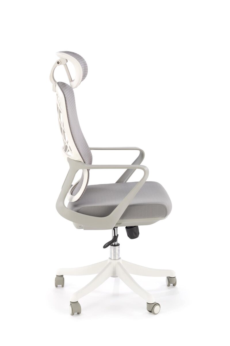 Kontoritool VESMON 2, hall / valge