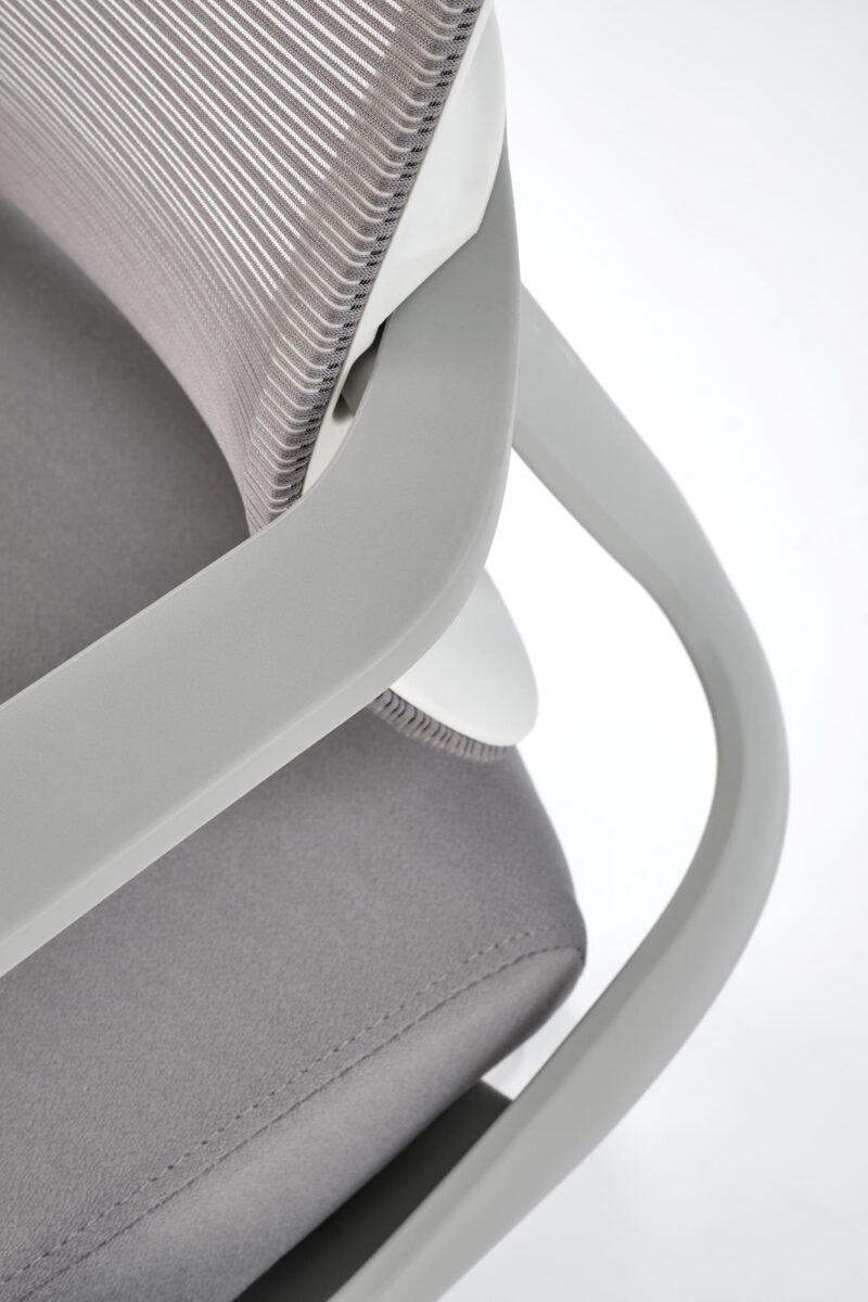 Kontoritool VESMON 2, hall / valge