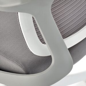 Kontoritool VESMON 2, hall / valge