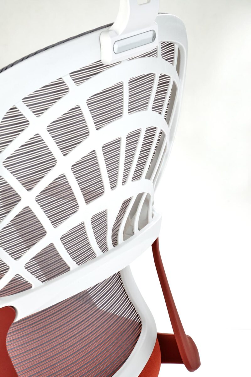 Kontoritool VESMON 2, kaneel / valge