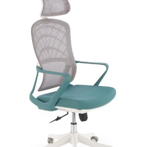 Kontoritool VESMON 2, türkiissinine / valge