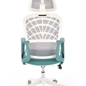 Kontoritool VESMON 2, türkiissinine / valge