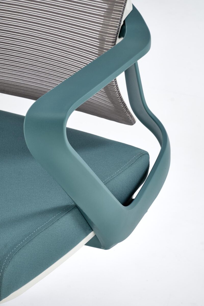 Kontoritool VESMON 2, türkiissinine / valge