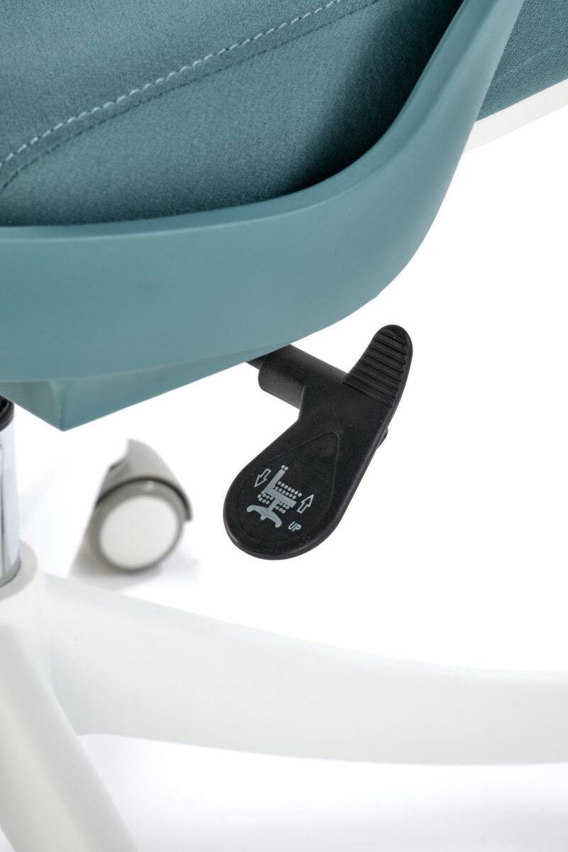 Kontoritool VESMON 2, türkiissinine / valge