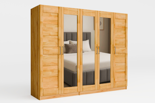 Tammepuidust riidekapp TORONTO XXL