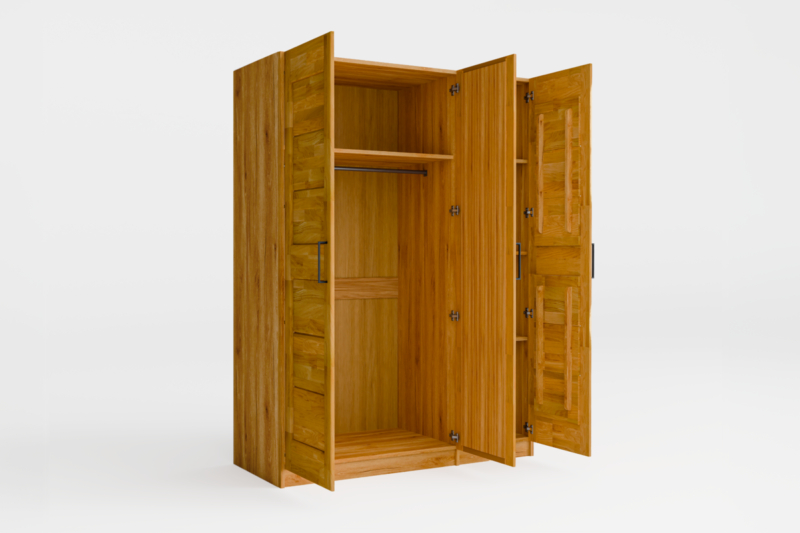 3d-_5_ Tammepuidust garderoob TORONTO L