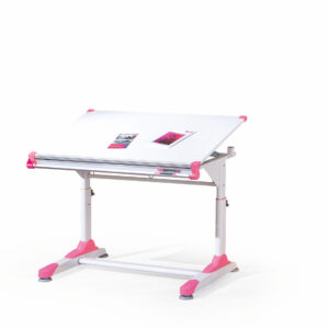 Kirjutuslaud  CASTLIA: valge/roheline/roosa