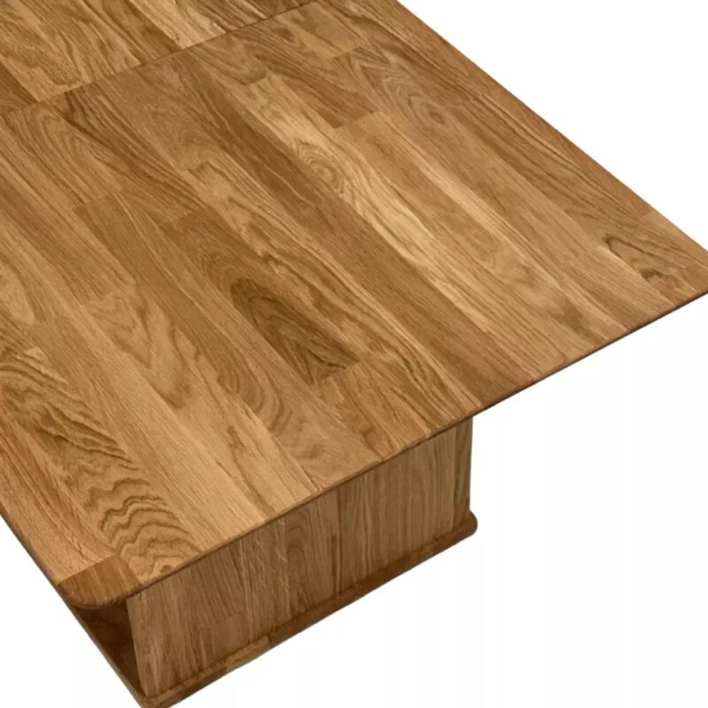 Pikendatav diivanilaud reguleeritava kõrguse ja klaasriiuliga