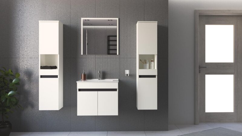 5905248133419_3 Peegel FIGLAR L-60, valge